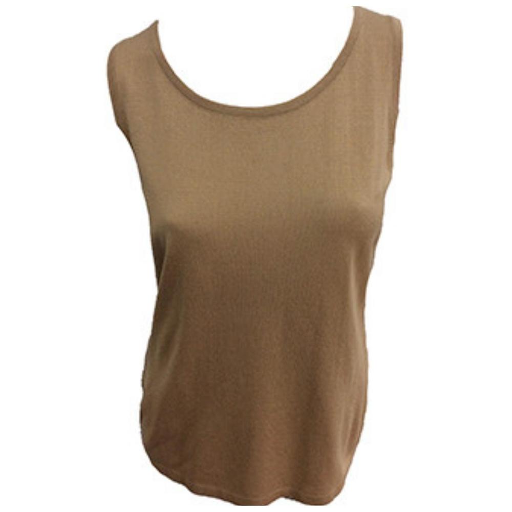 NEW ANGEL bra friendly tank top in champagne